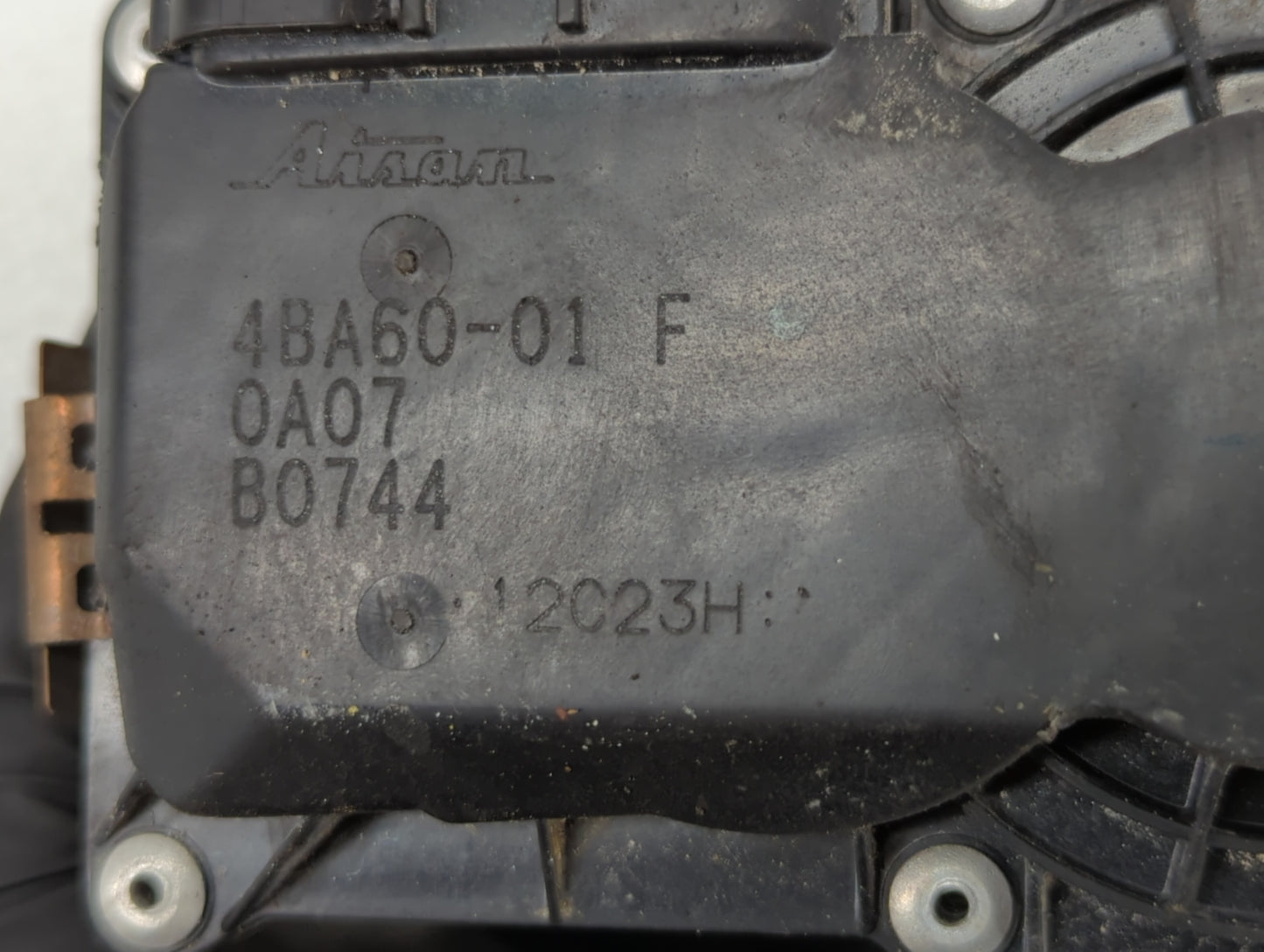 2018-2019 Nissan Rogue Sport Throttle Body P/N:4BA60-01 4BA60-01 F Fits Fits 2018 2019 OEM Used Auto Parts - Oemusedautopart