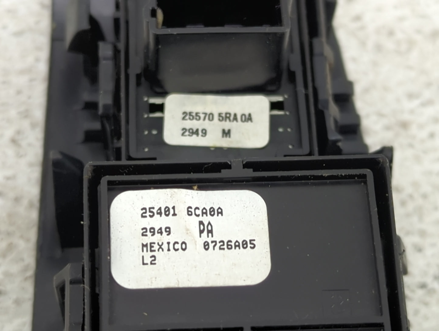 2020-2022 Nissan Sentra Master Power Window Switch Replacement Driver Side Left P/N:25570 5RA0A 25401 6CA0A Fits OEM Used Au