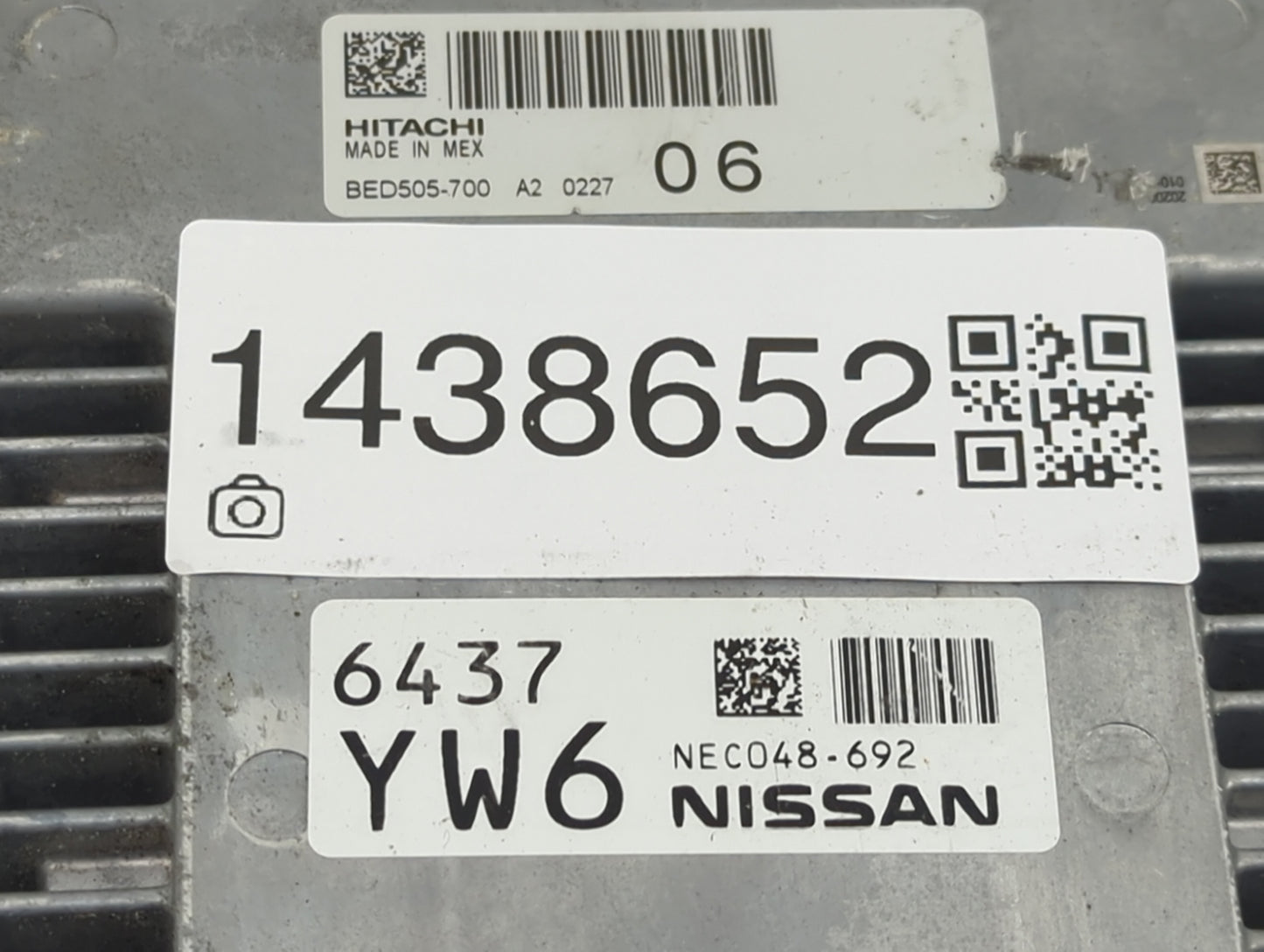 2020-2022 Nissan Sentra PCM Engine Control Computer ECU ECM PCU OEM P/N:BED505-700 NEC048-692 Fits Fits 2020 2021 2022 OEM U