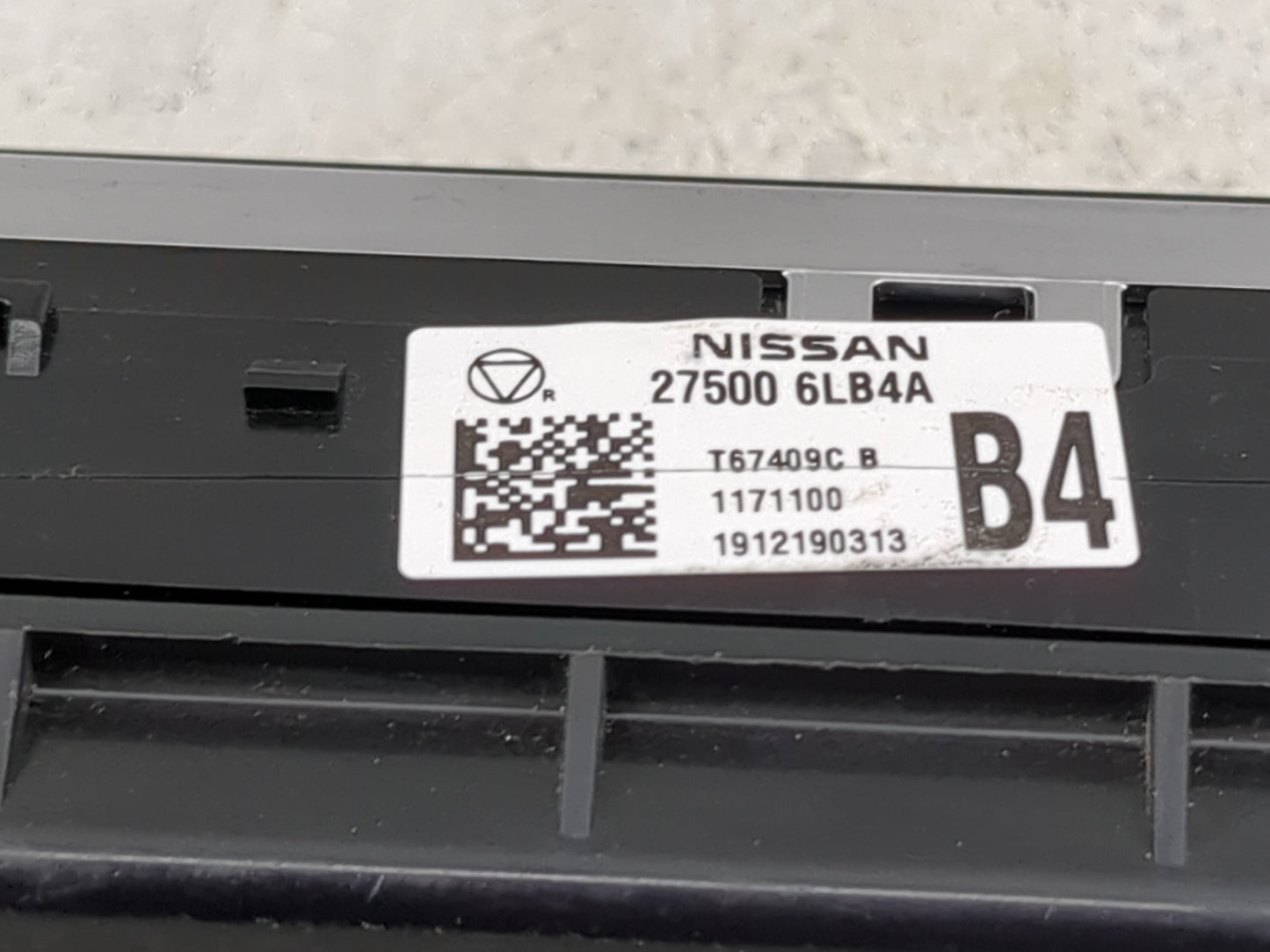 2020-2022 Nissan Sentra Climate Control Module Temperature AC/Heater Replacement P/N:27500 6LB4A Fits Fits 2020 2021 2022 OE
