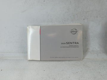 2020 Nissan Sentra Owners Manual Book Guide P/N:OM20EM OB18U0 OEM Used Auto Parts