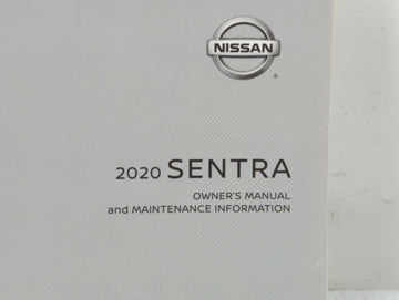 2020 Nissan Sentra Owners Manual Book Guide P/N:OM20EA 0B18U0 OEM Used Auto Parts