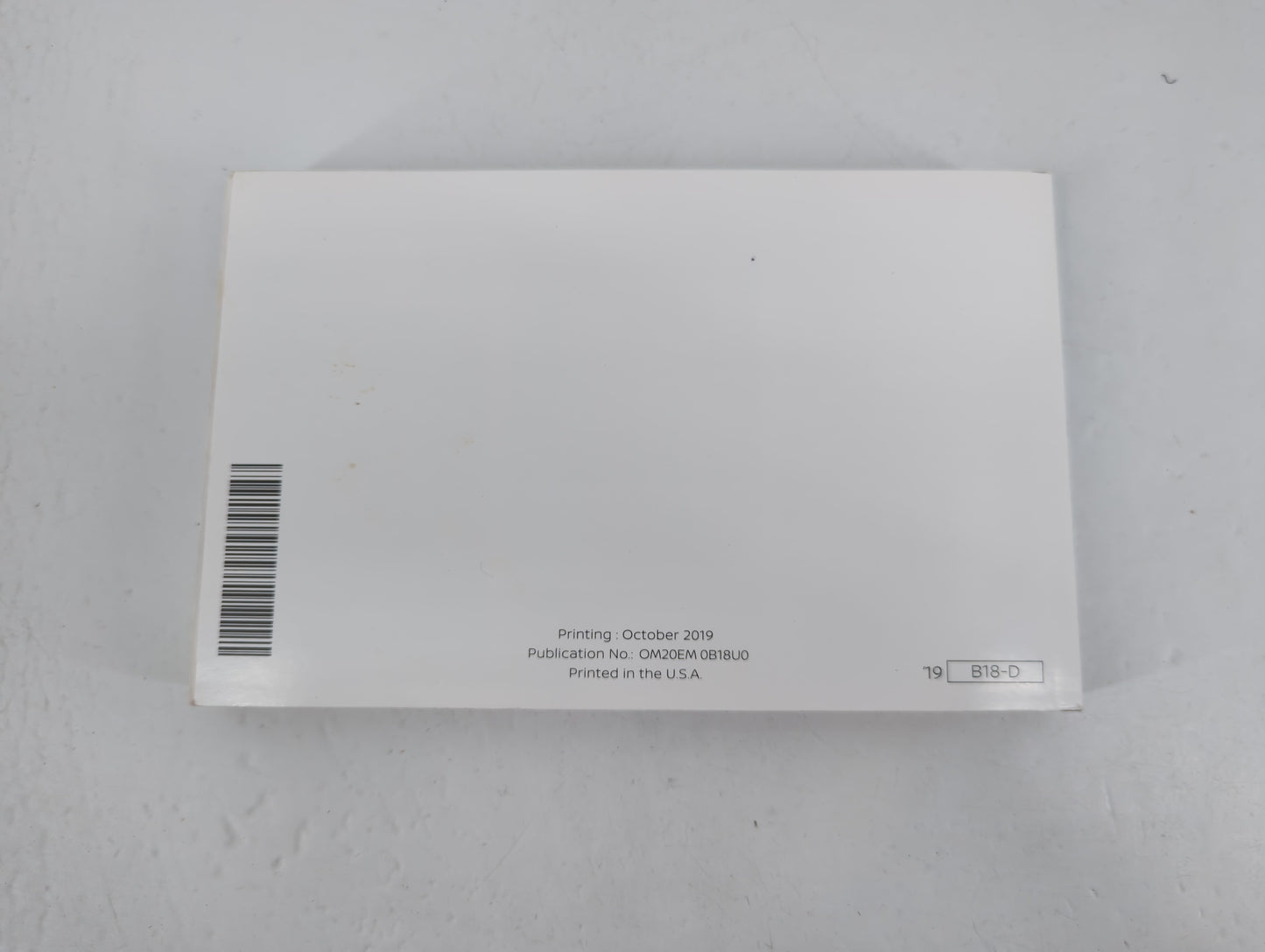 2020 Nissan Sentra Owners Manual Book Guide P/N:OM20EM 0B18U0 OEM Used Auto Parts - Oemusedautoparts1.com