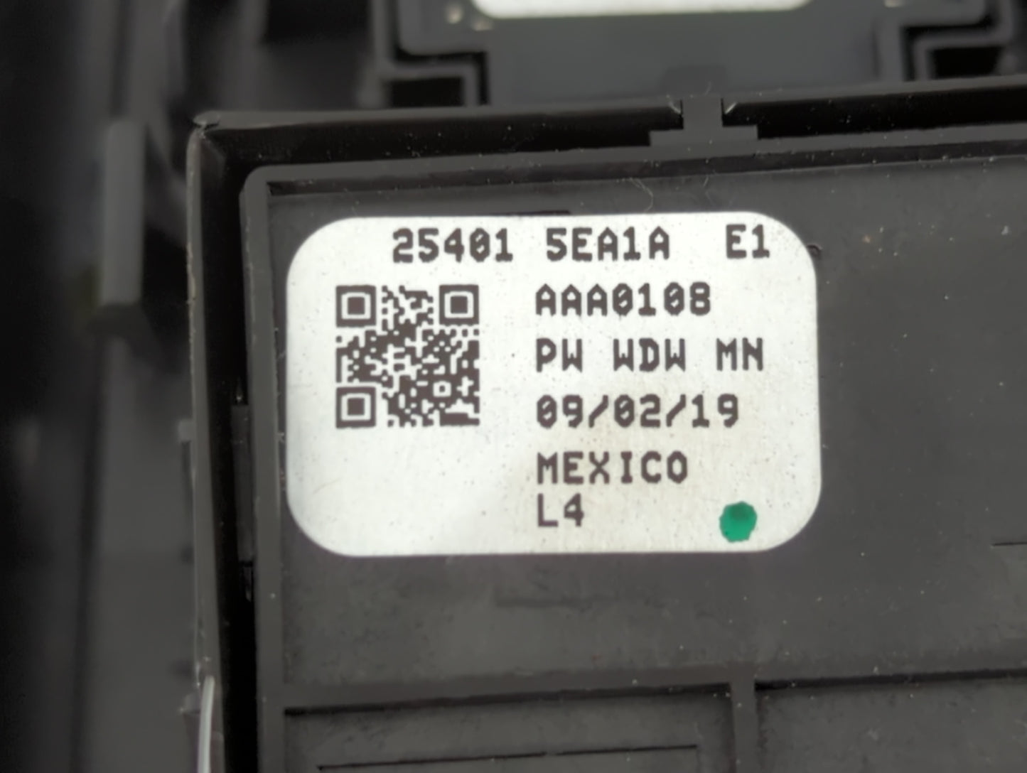 2020-2022 Nissan Versa Master Power Window Switch Replacement Driver Side Left P/N:25401 5EA1A Fits Fits 2020 2021 2022 OEM
