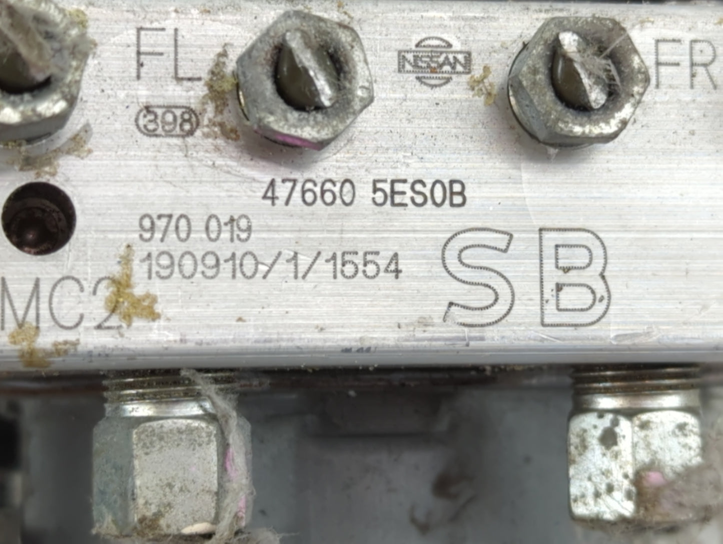 2020-2022 Nissan Versa ABS Pump Control Module Replacement P/N:47660 5ES0B Fits Fits 2020 2021 2022 OEM Used Auto Parts - Oe
