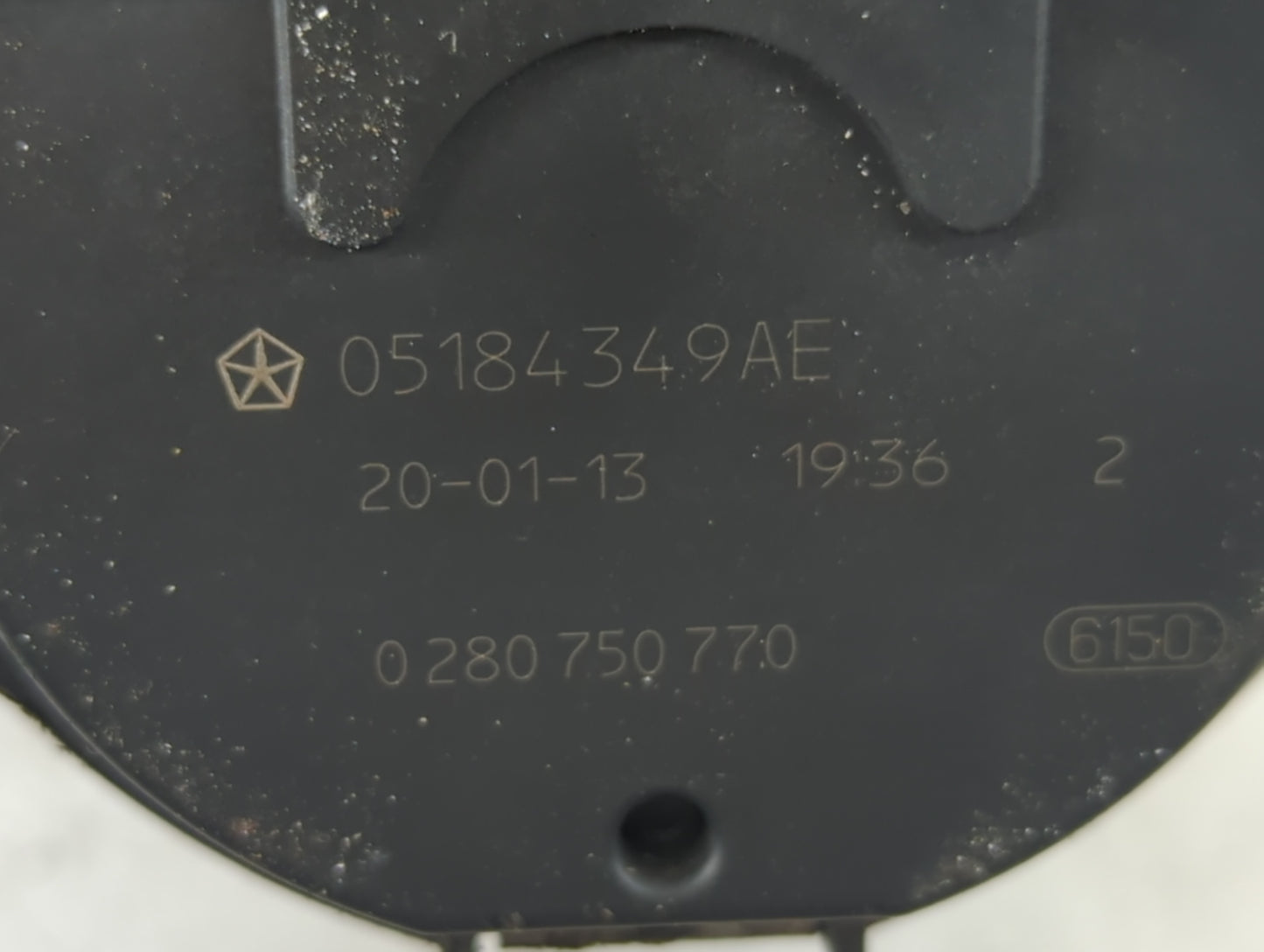 2014-2022 Ram Promaster 2500 Throttle Body P/N:0 280 750 770 05184349AE Fits OEM Used Auto Parts - Oemusedautoparts1.com