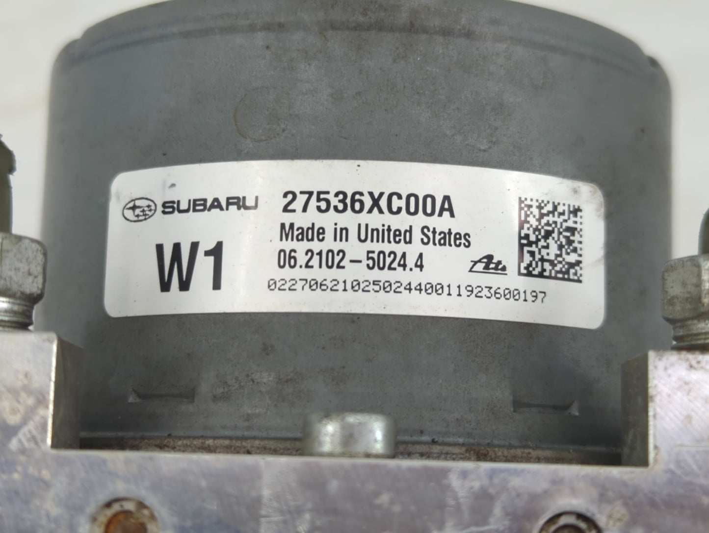 2020 Subaru Ascent ABS Pump Control Module Replacement P/N:27536XC00A Fits OEM Used Auto Parts - Oemusedautoparts1.com