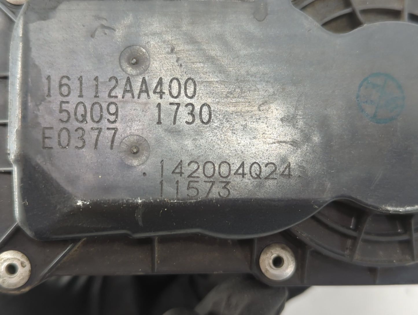 2020 Subaru Brz Throttle Body P/N:142004Q24 16112AA400 Fits OEM Used Auto Parts - Oemusedautoparts1.com