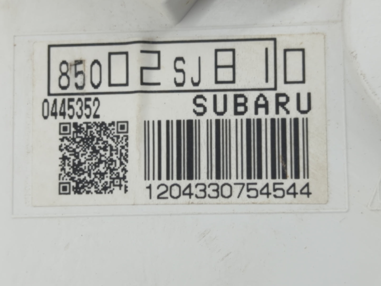 2020 Subaru Forester Instrument Cluster Speedometer Gauges P/N:85002SJ810 Fits OEM Used Auto Parts - Oemusedautoparts1.com