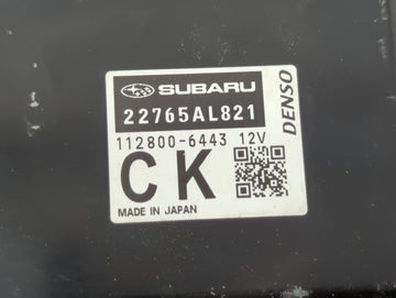 2019 Subaru Forester PCM Engine Control Computer ECU ECM PCU OEM P/N:22765AN461 22765AL821, 2265AL821, 2265AL820, 22765AN460 Fits OEM Used Auto Parts