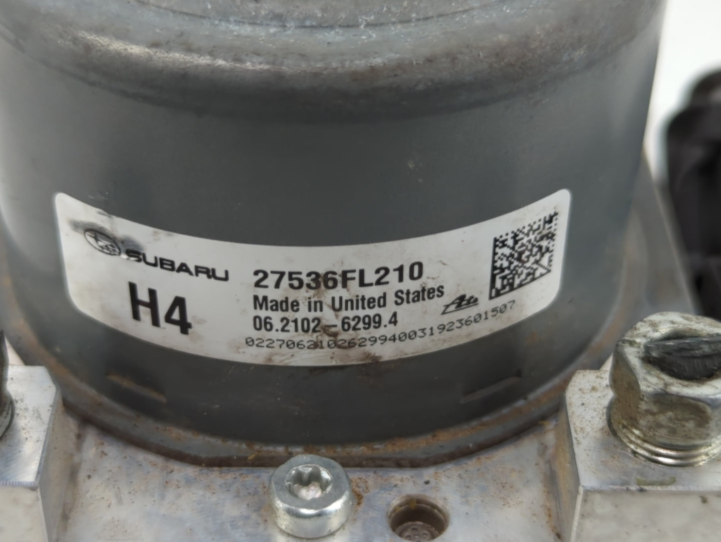 2020 Subaru Xv ABS Pump Control Module Replacement P/N:27536FL210 Fits OEM Used Auto Parts - Oemusedautoparts1.com