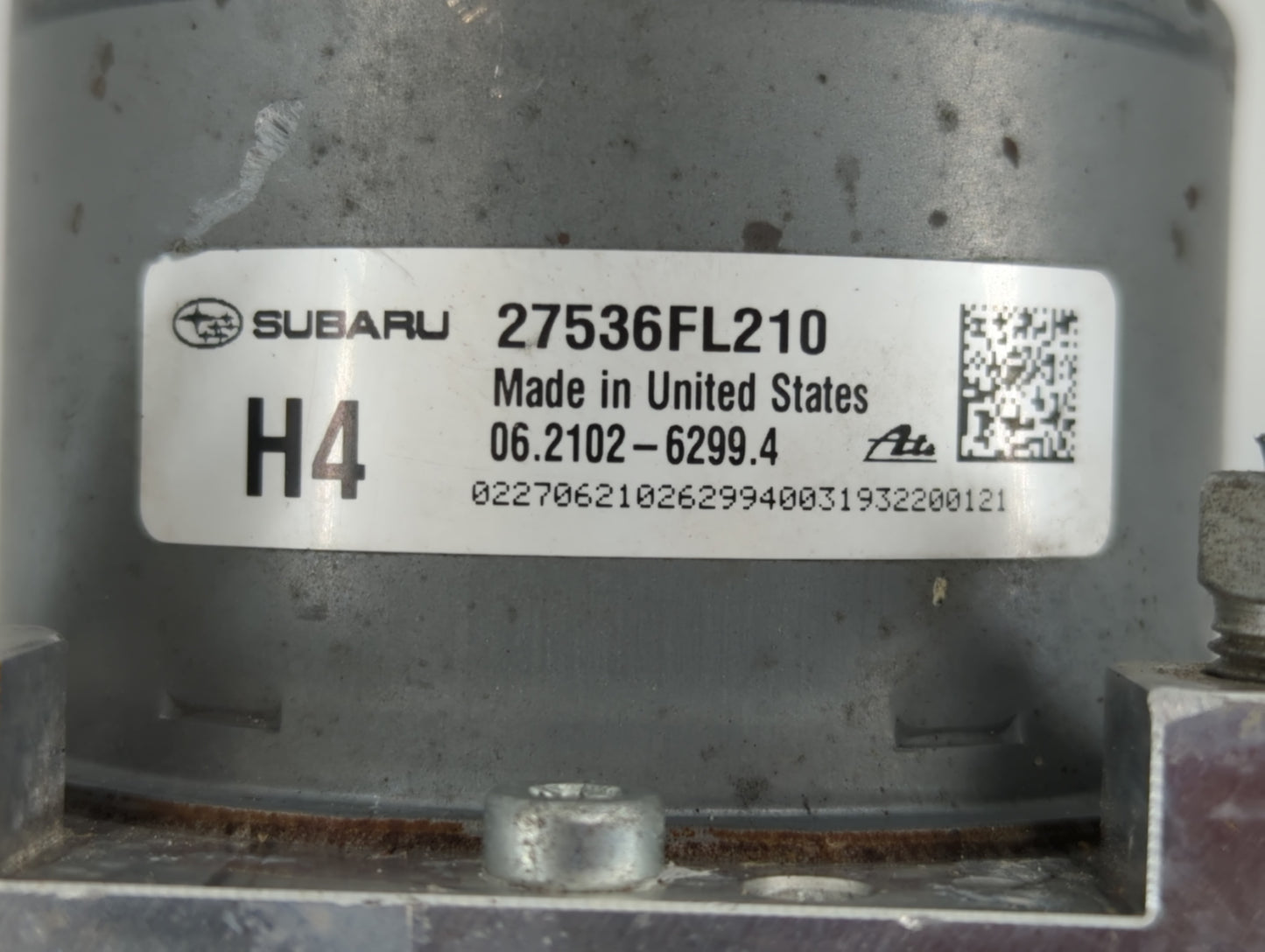 2020 Subaru Xv ABS Pump Control Module Replacement P/N:27536FL210 Fits OEM Used Auto Parts - Oemusedautoparts1.com