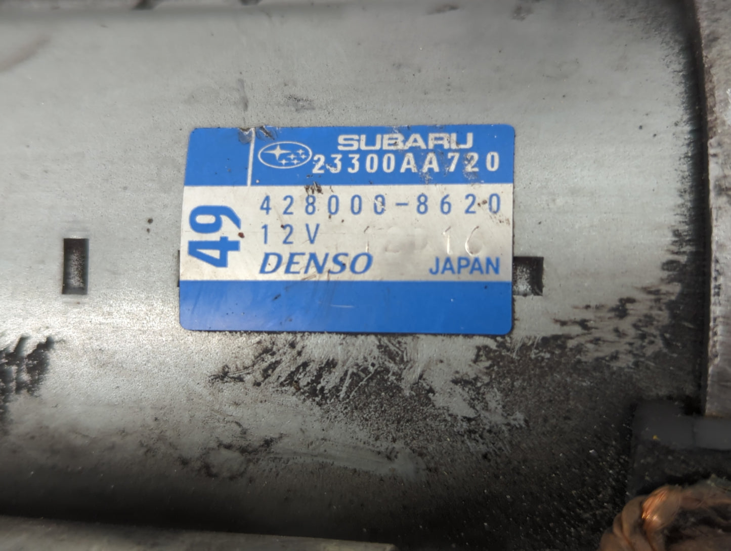 2017-2020 Toyota 86 Car Starter Motor Solenoid OEM P/N:23300AA720 428000-8620 Fits Fits 2013 2014 2015 2016 2017 2018 2019 2