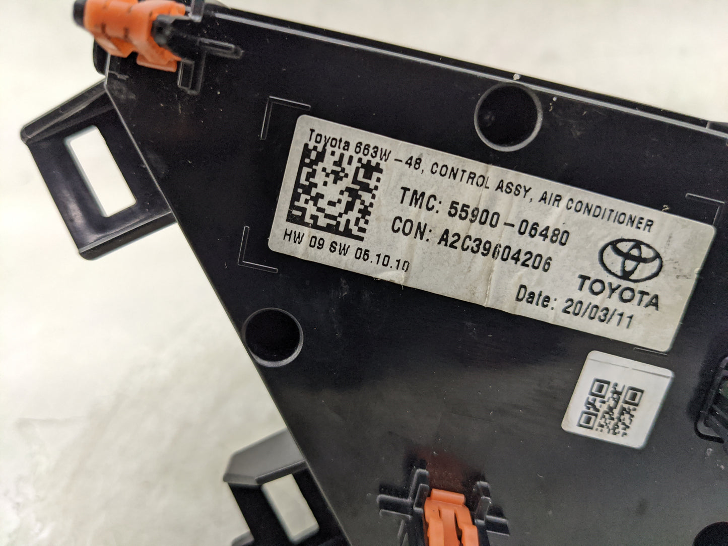 2018-2022 Toyota Camry Climate Control Module Temperature AC/Heater Replacement P/N:55900-06480 Fits Fits 2018 2019 2020 202