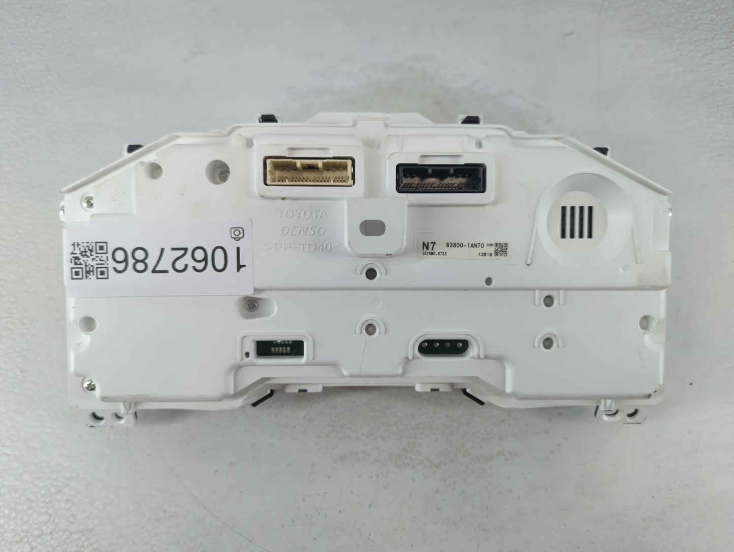 2020 Toyota Corolla Instrument Cluster Speedometer Gauges P/N:157590-6733 83800-1AN70 Fits OEM Used Auto Parts - Oemusedauto