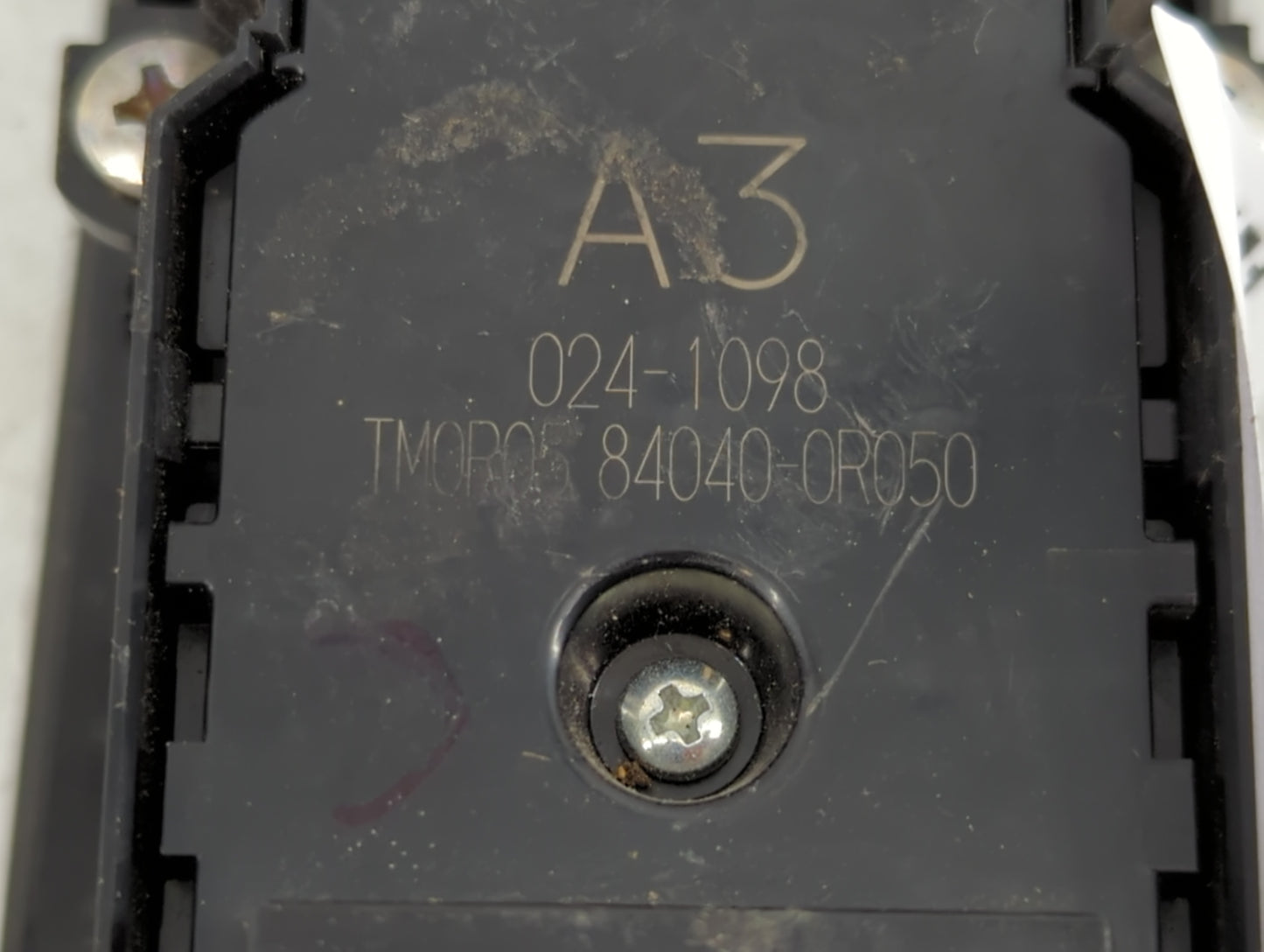 2020 Toyota Corolla Master Power Window Switch Replacement Driver Side Left P/N:84040-0R050 Fits Fits 2019 OEM Used Auto Par