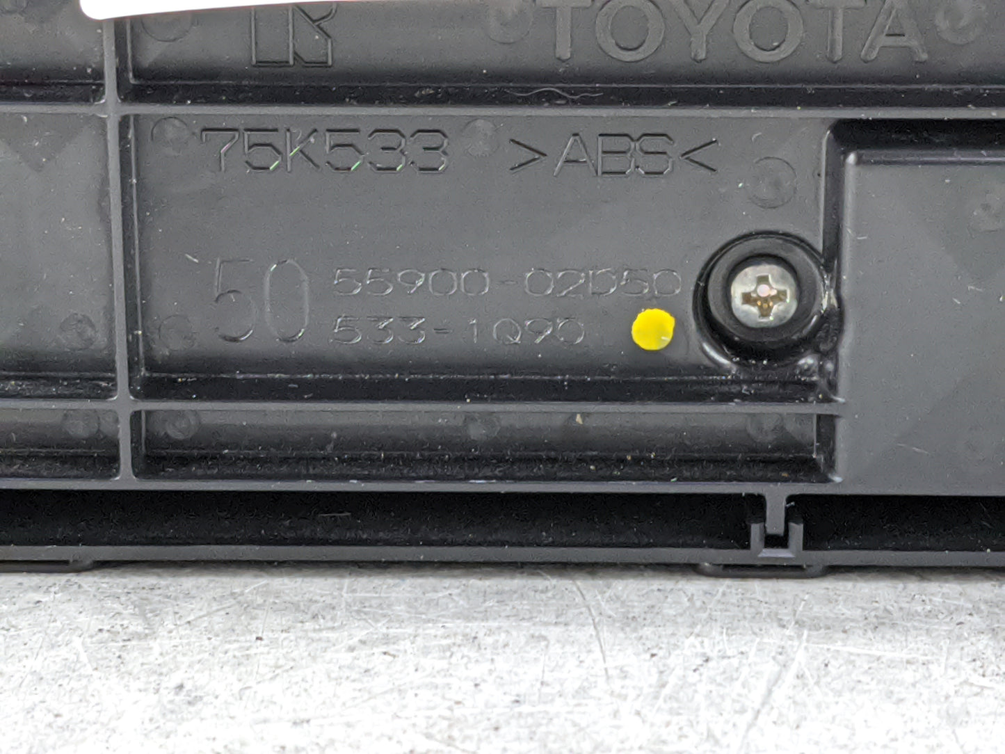 2020 Toyota Corolla Climate Control Module Temperature AC/Heater Replacement P/N:55900-02D50 75K533, 533-1Q90 Fits OEM Used