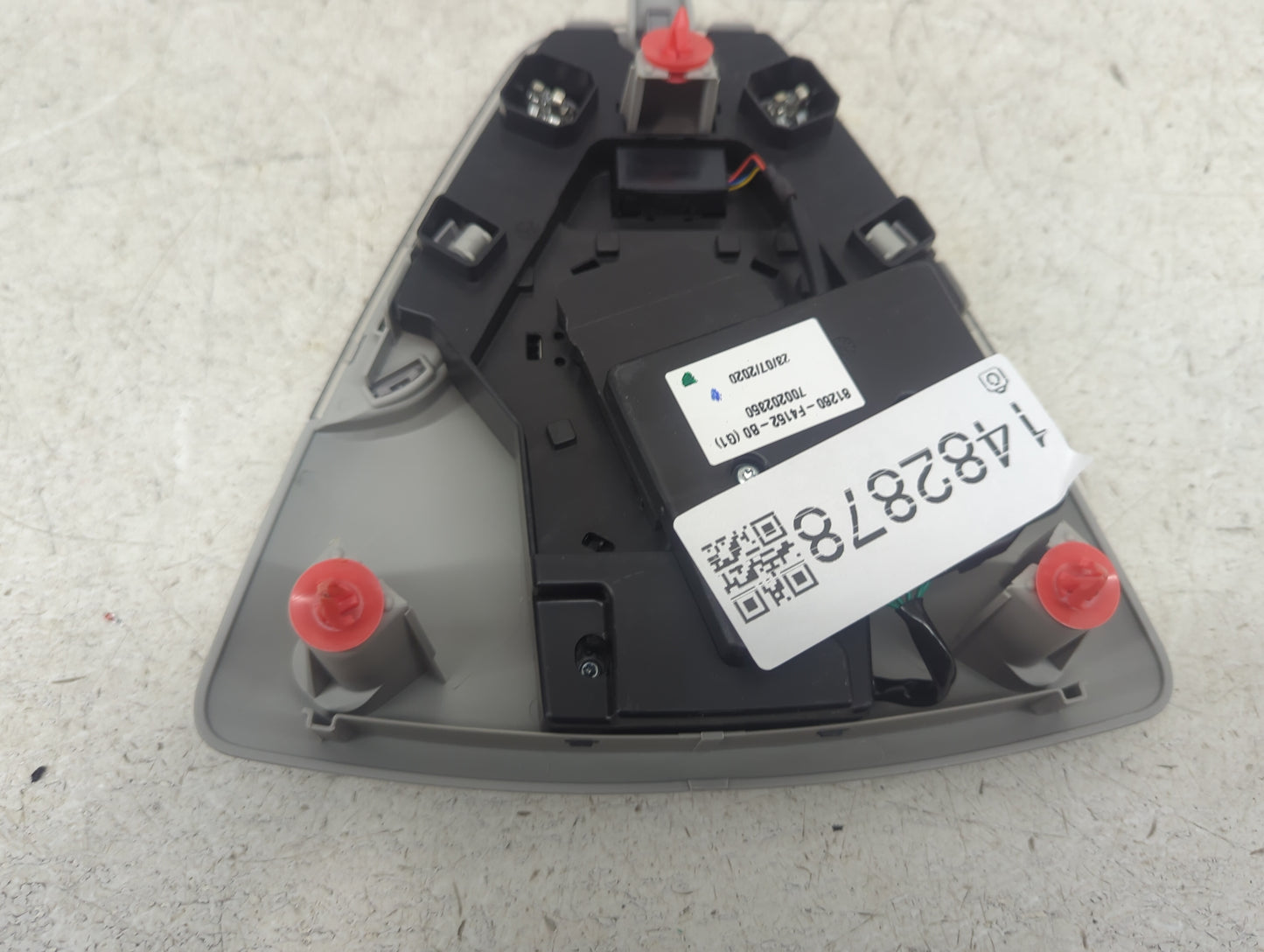 2020 Toyota Corolla Overhead Roof Console Gray - Oemusedautoparts1.com