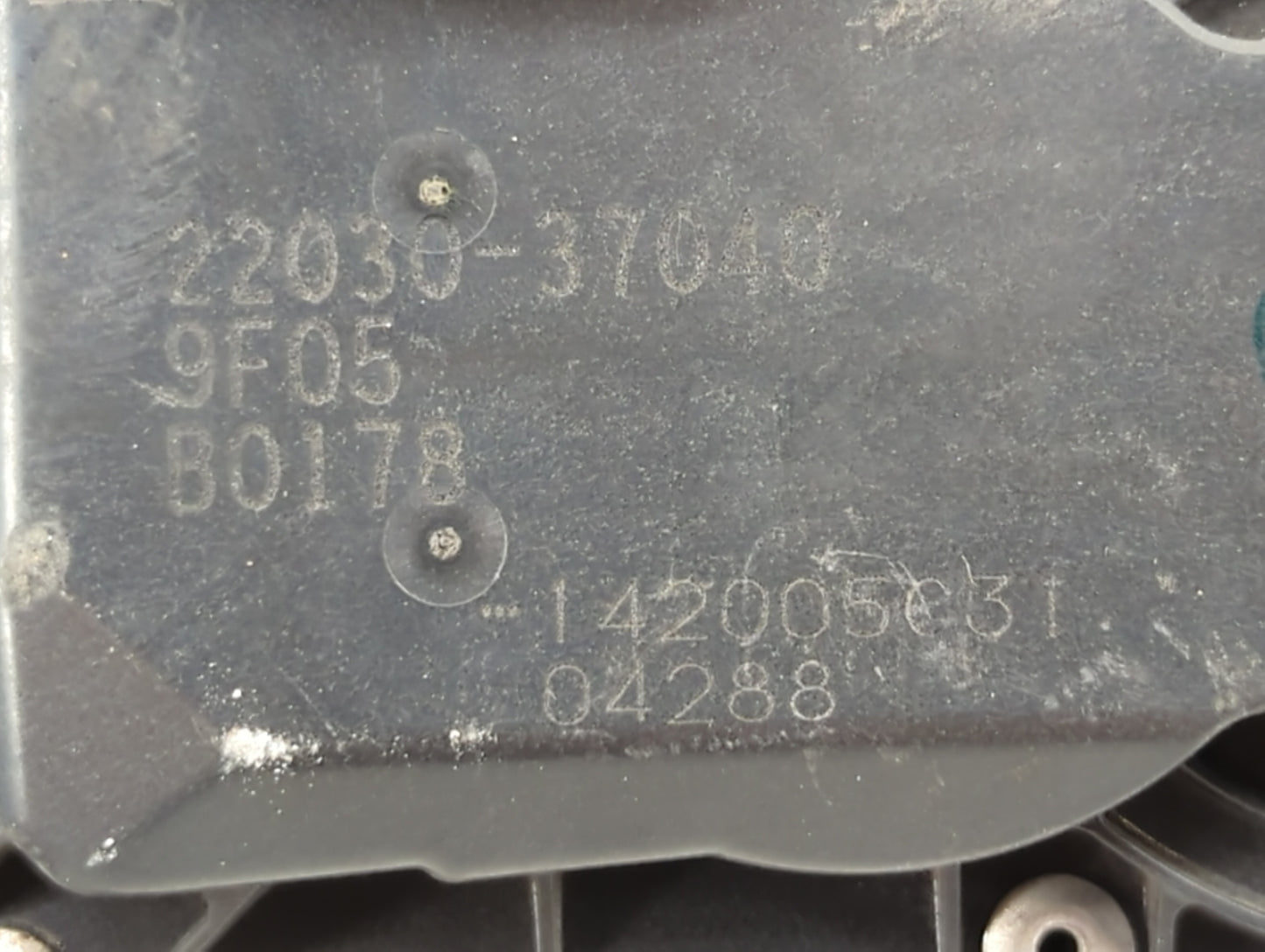 2020 Toyota Corolla Throttle Body P/N:22030-37040 22030-47040 Fits Fits 2012 2013 2014 2015 2016 2017 2018 2019 OEM Used Aut
