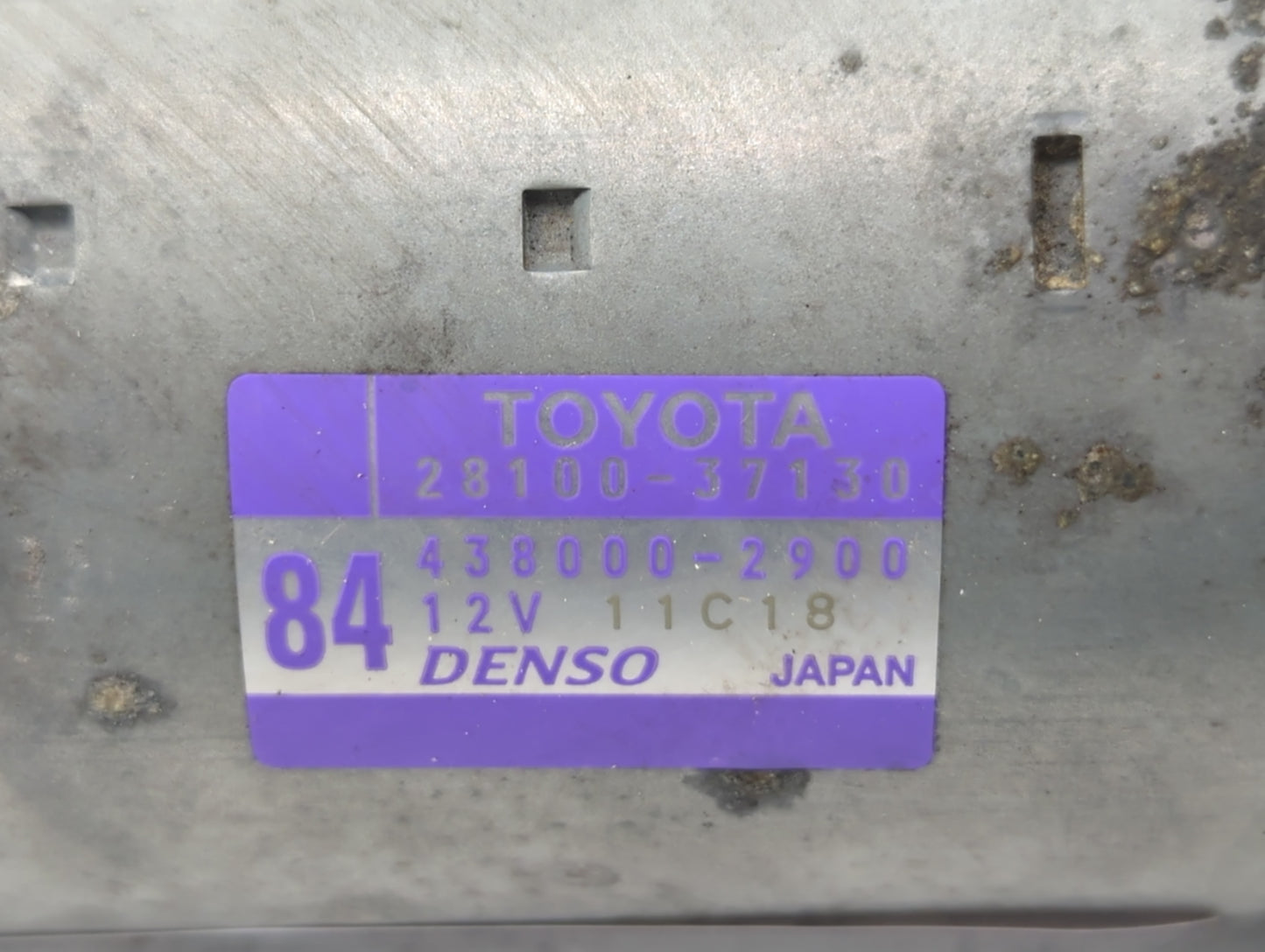 2015-2022 Toyota Corolla Car Starter Motor Solenoid OEM P/N:438000-2900 28100-37130 Fits OEM Used Auto Parts - Oemusedautopa