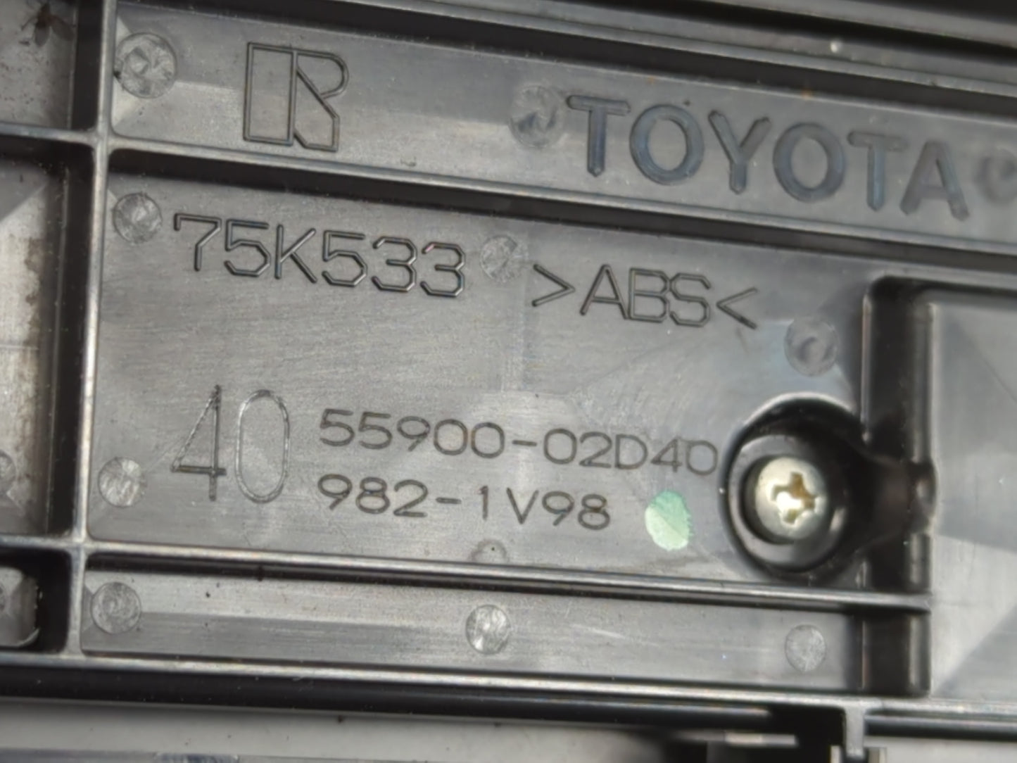 2020 Toyota Corolla Climate Control Module Temperature AC/Heater Replacement P/N:982-1V98 40 55900-02D40, 75K5333>ABS< Fits