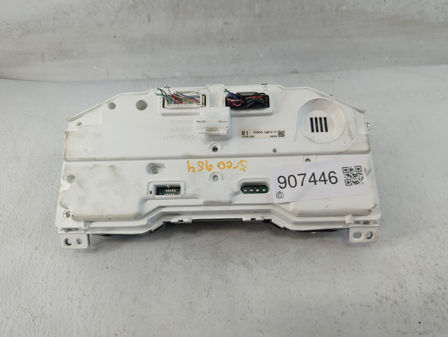 2020 Toyota Corolla Instrument Cluster Speedometer Gauges P/N:83800-1AB10 Fits OEM Used Auto Parts - Oemusedautoparts1.com