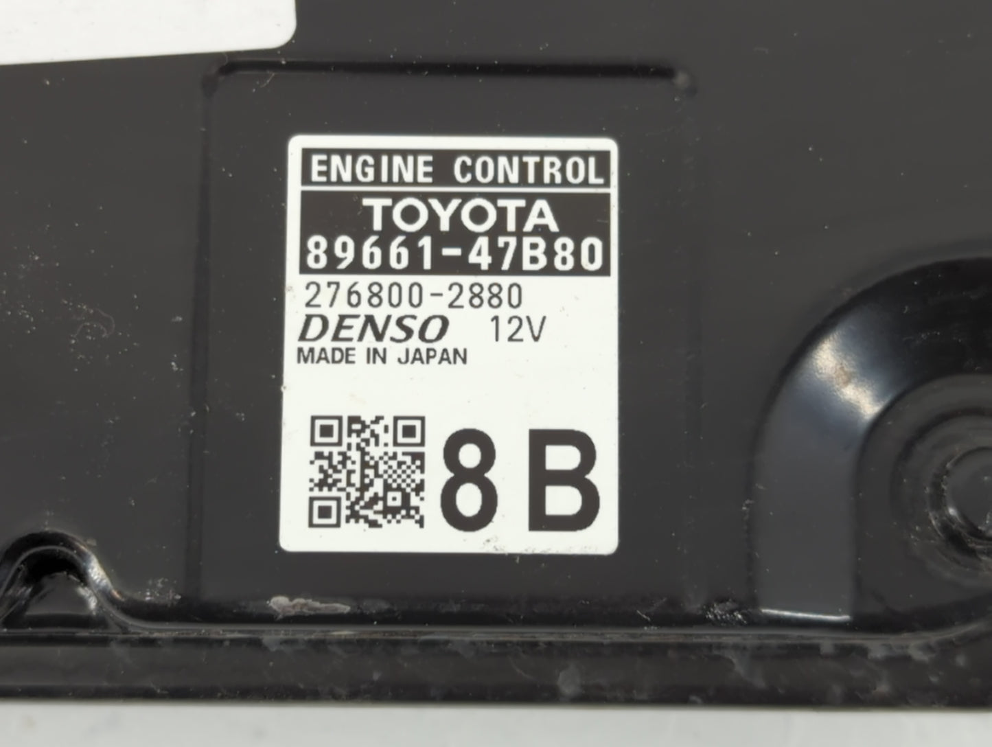 2017-2020 Toyota Prius PCM Engine Control Computer ECU ECM PCU OEM P/N:276800-47B80 89661-47B80 Fits Fits 2017 2018 2019 202