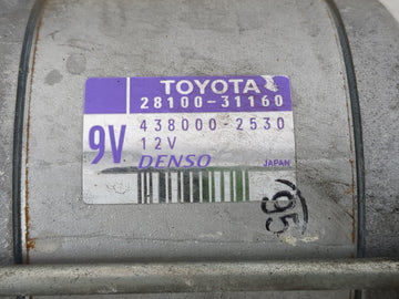 2016-2022 Toyota Tacoma Car Starter Motor Solenoid OEM P/N:438000-2530 28100-31160 Fits Fits 2016 2017 2018 2019 2020 2021 2022 OEM Used Auto Parts