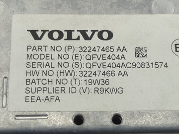 2019-2020 Volvo Xc60 Information Radio Display Screen 1468200
