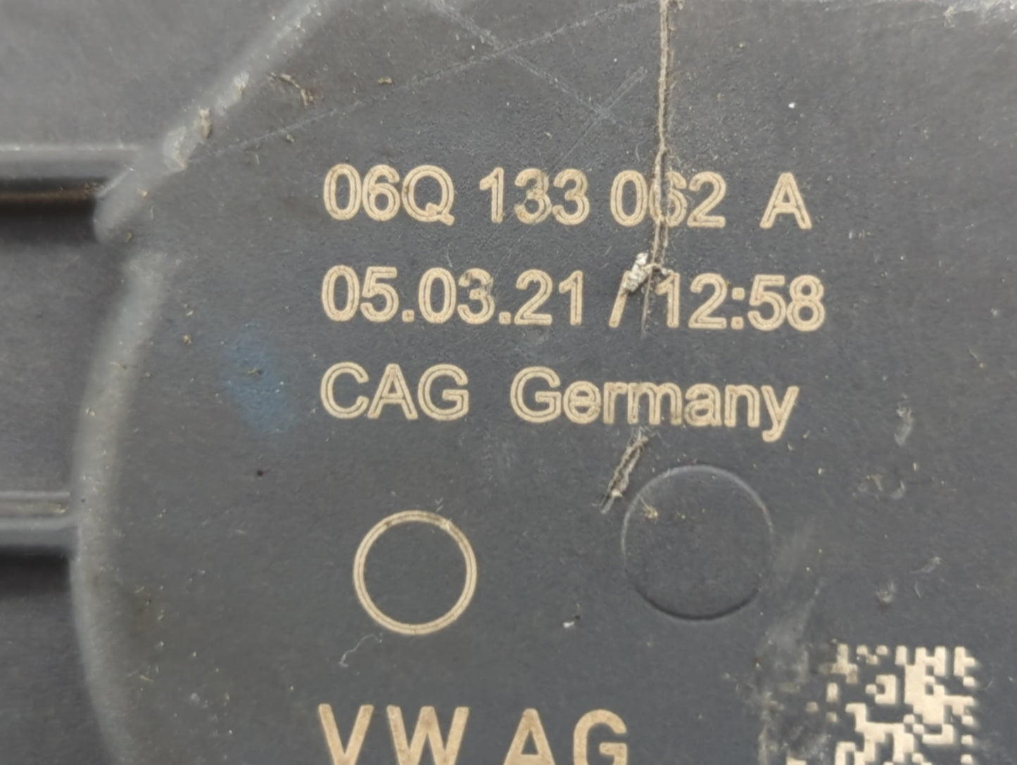 2021 Audi Q5 Throttle Body P/N:06Q 133 062 A Fits OEM Used Auto Parts - Oemusedautoparts1.com