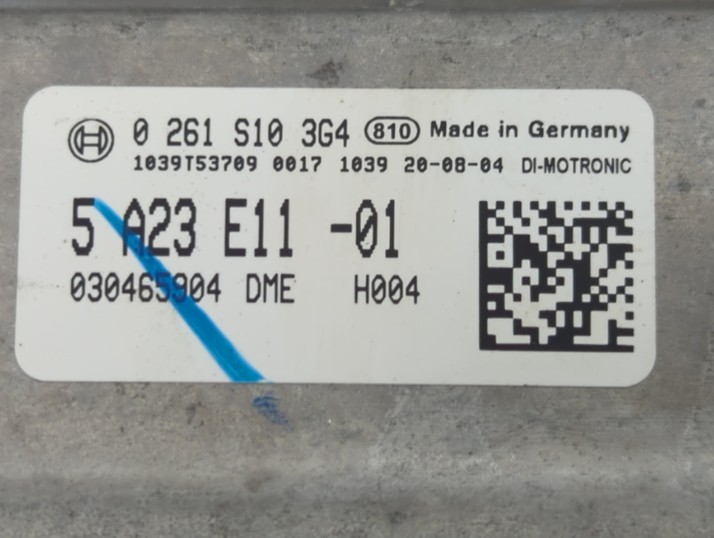 2021 Bmw M340i PCM Engine Control Computer ECU ECM PCU OEM P/N:0261S103G4 5A23E11-01, 030465904 Fits OEM Used Auto Parts - O