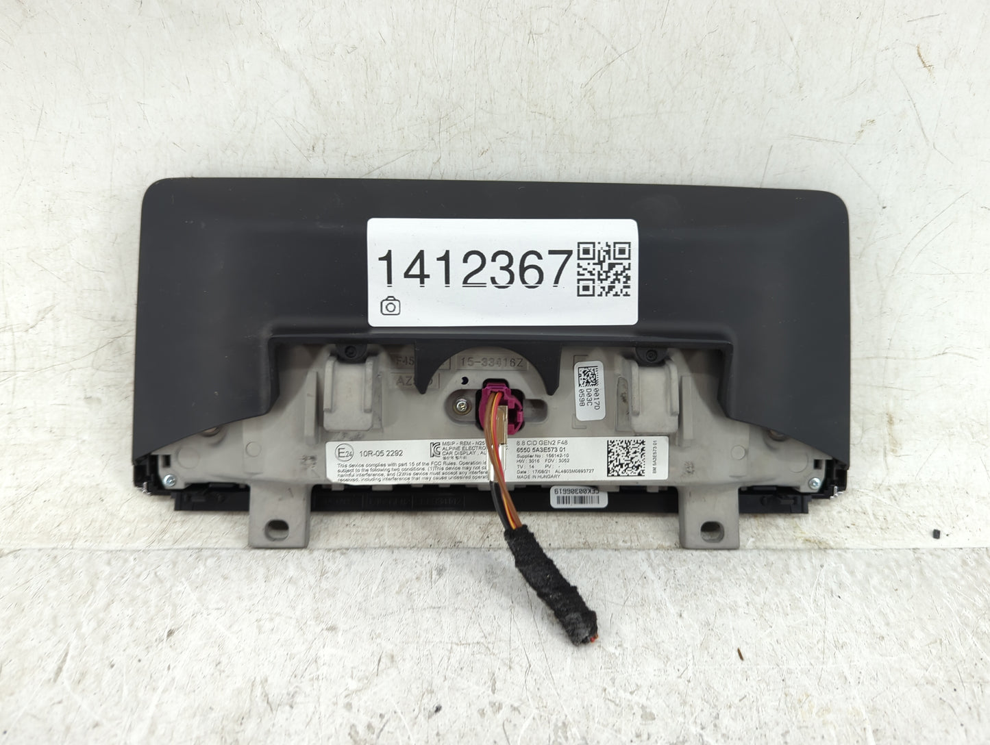 2018-2022 Bmw X1 Information Display Screen - Oemusedautoparts1.com