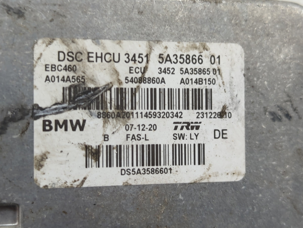 2018-2021 Bmw X3 Anti-Lock Brake ABS Pump Module Actuator OEM Fits Fits 2016 2017 2018 2019 2020 2021 OEM Used Auto Parts -