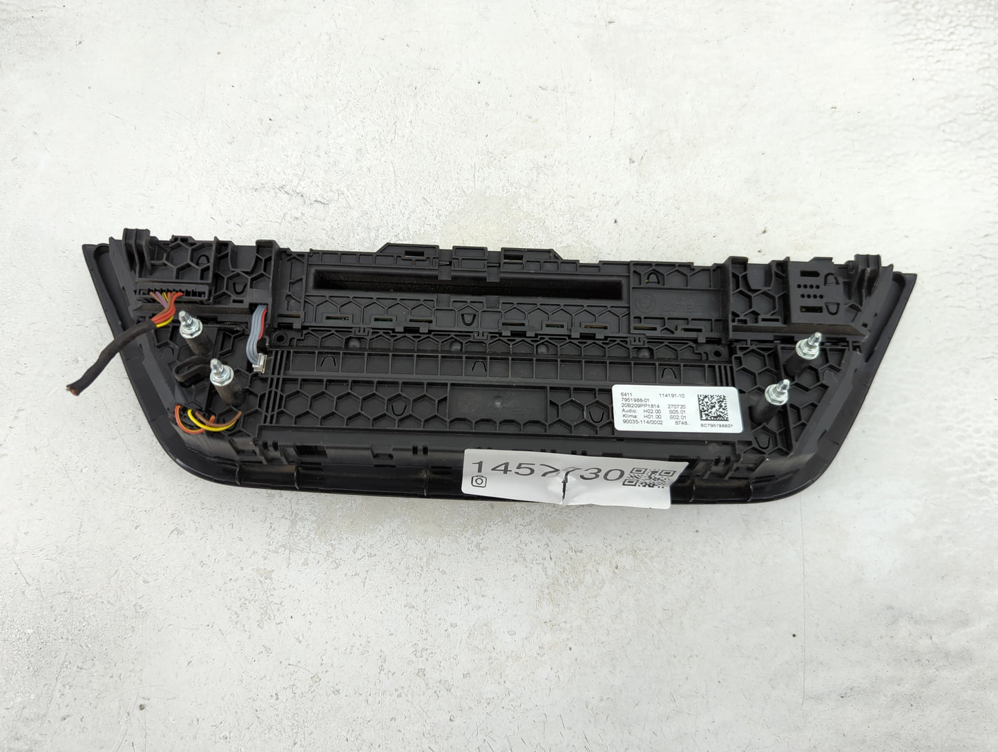 2018-2021 Bmw X3 Climate Control Module Temperature AC/Heater Replacement P/N:7951988-01 9377968-01 Fits Fits 2018 2019 2020