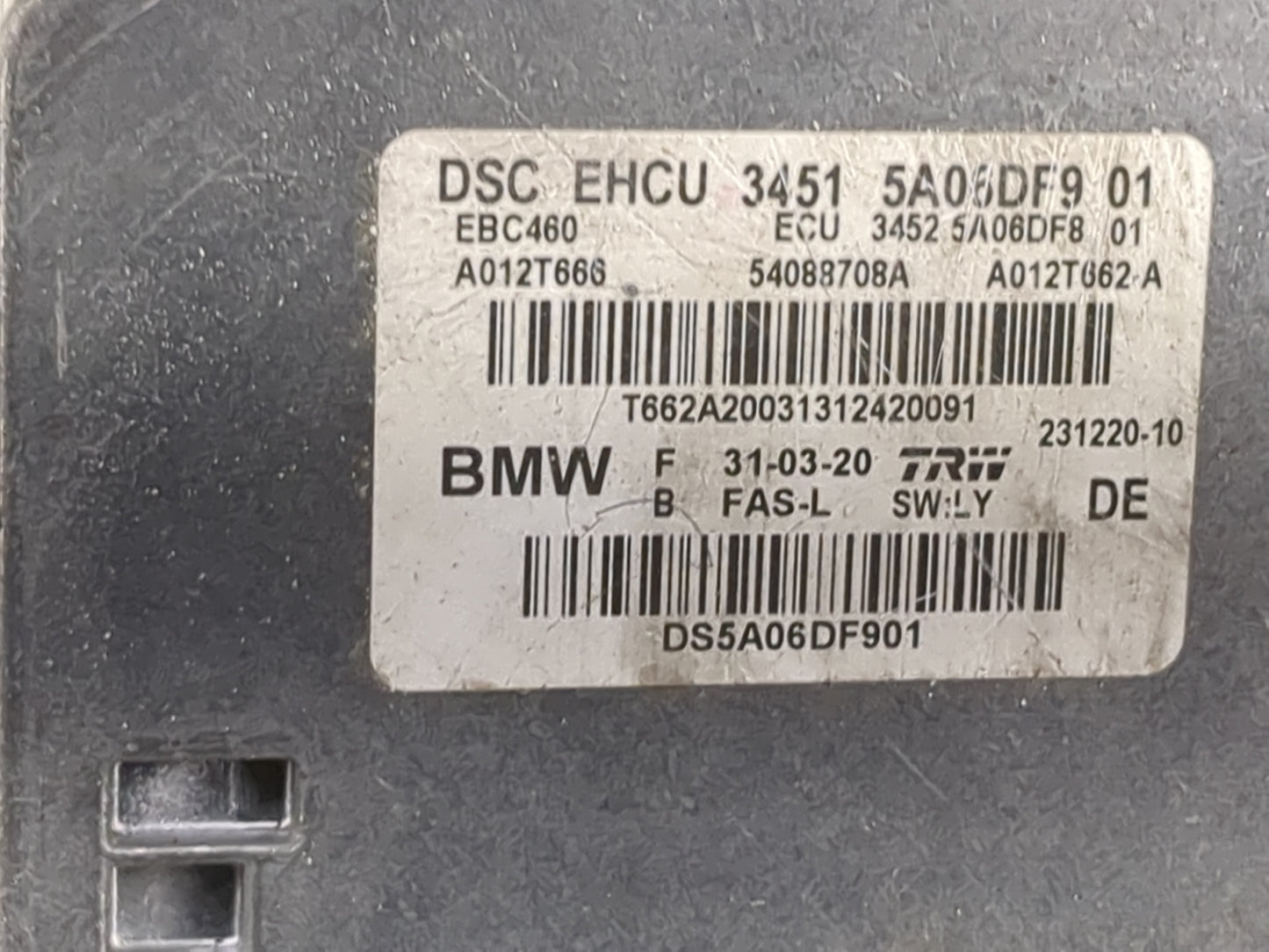 2021 Bmw X3 ABS Pump Control Module Replacement P/N:DSCEHCU34515A06DF901 EBC460, ECU34525A06DF801, A012T666, 54088708A Fits