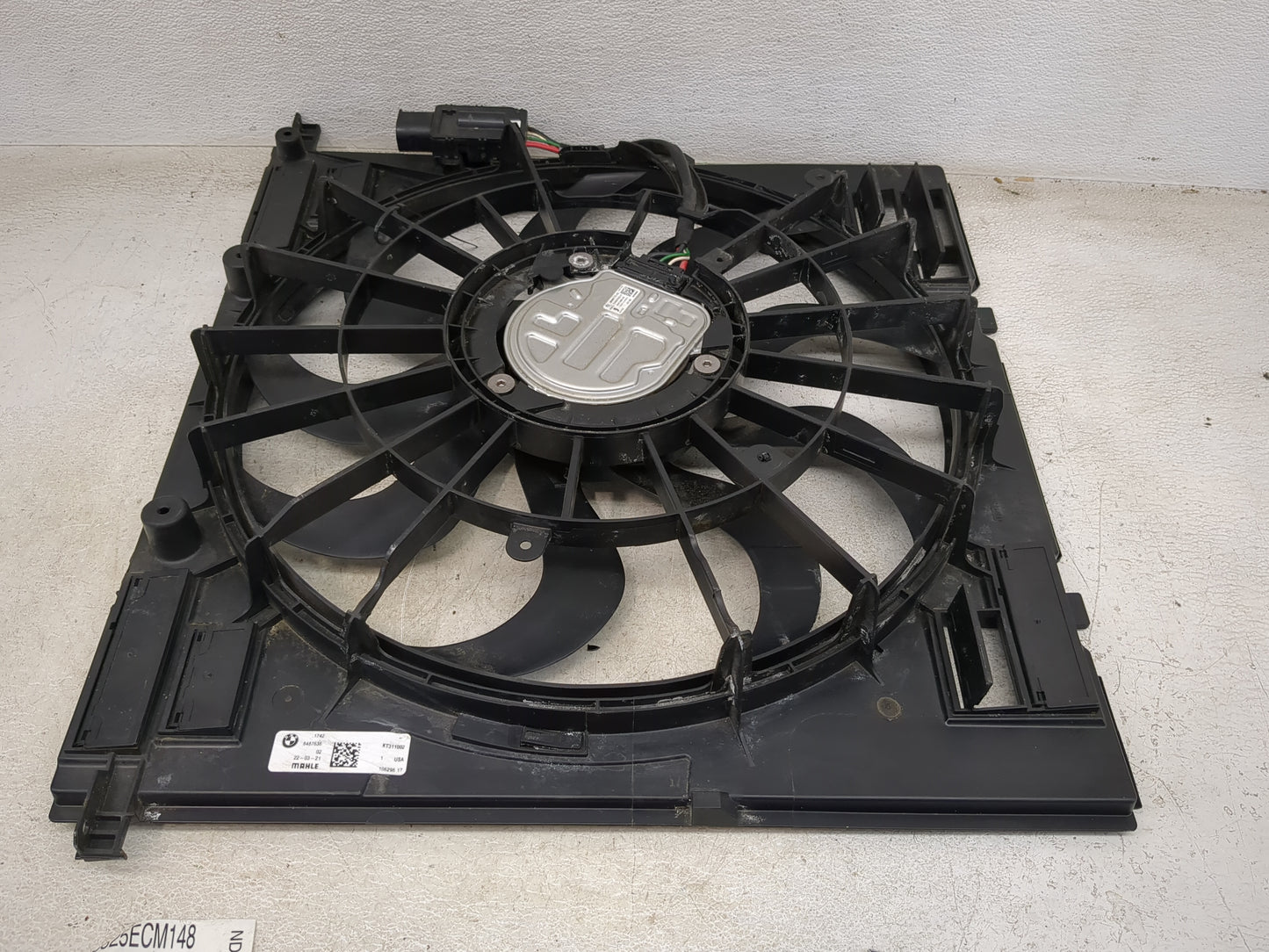 2020-2022 Bmw X3 Electric Radiator Cooling Fan Motor Assembly 1461088 - Oemusedautoparts1.com