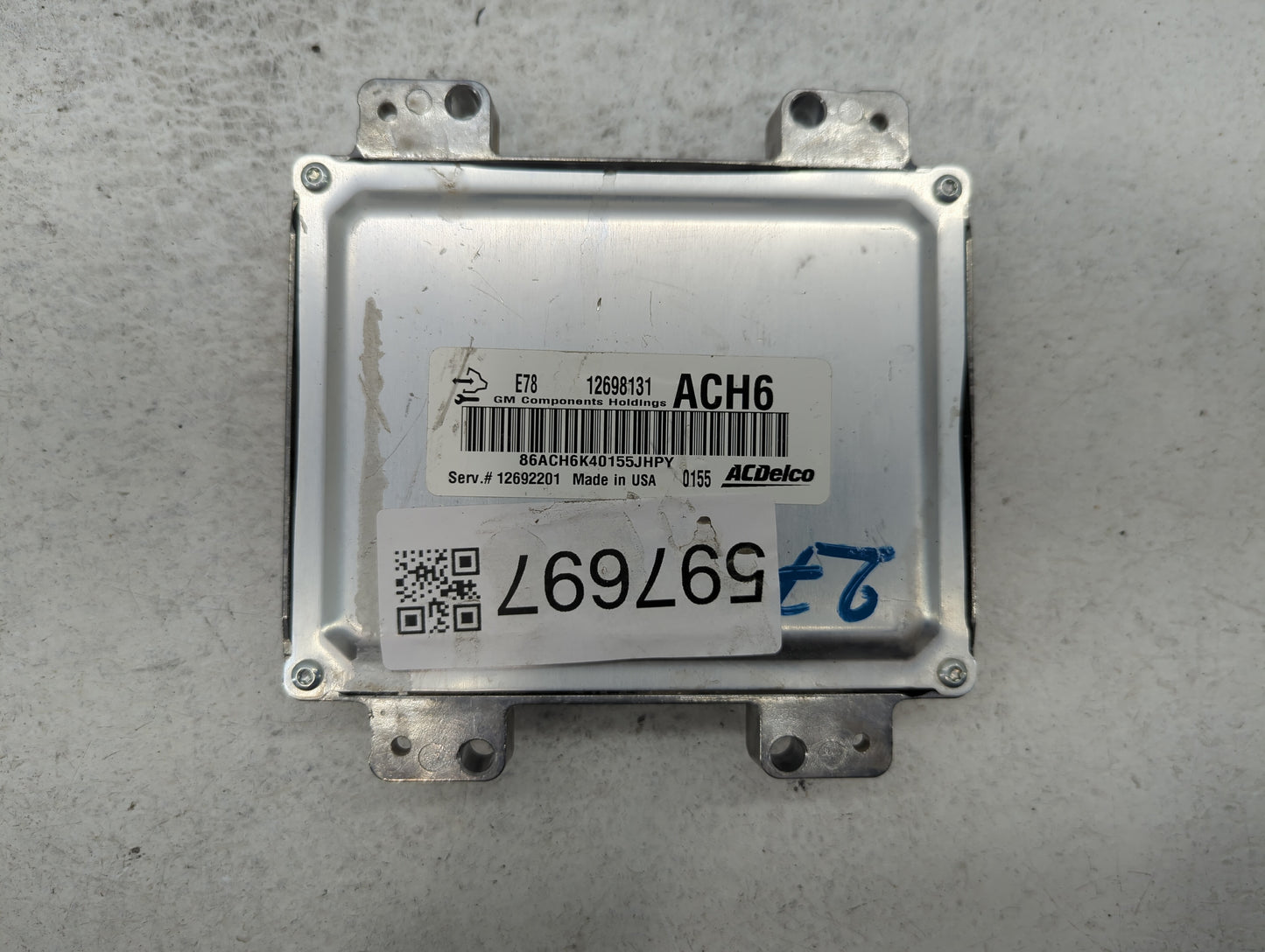 2017-2021 Buick Encore PCM Engine Control Computer ECU ECM PCU OEM P/N:12698131 Fits Fits 2017 2018 2019 2020 2021 OEM Used