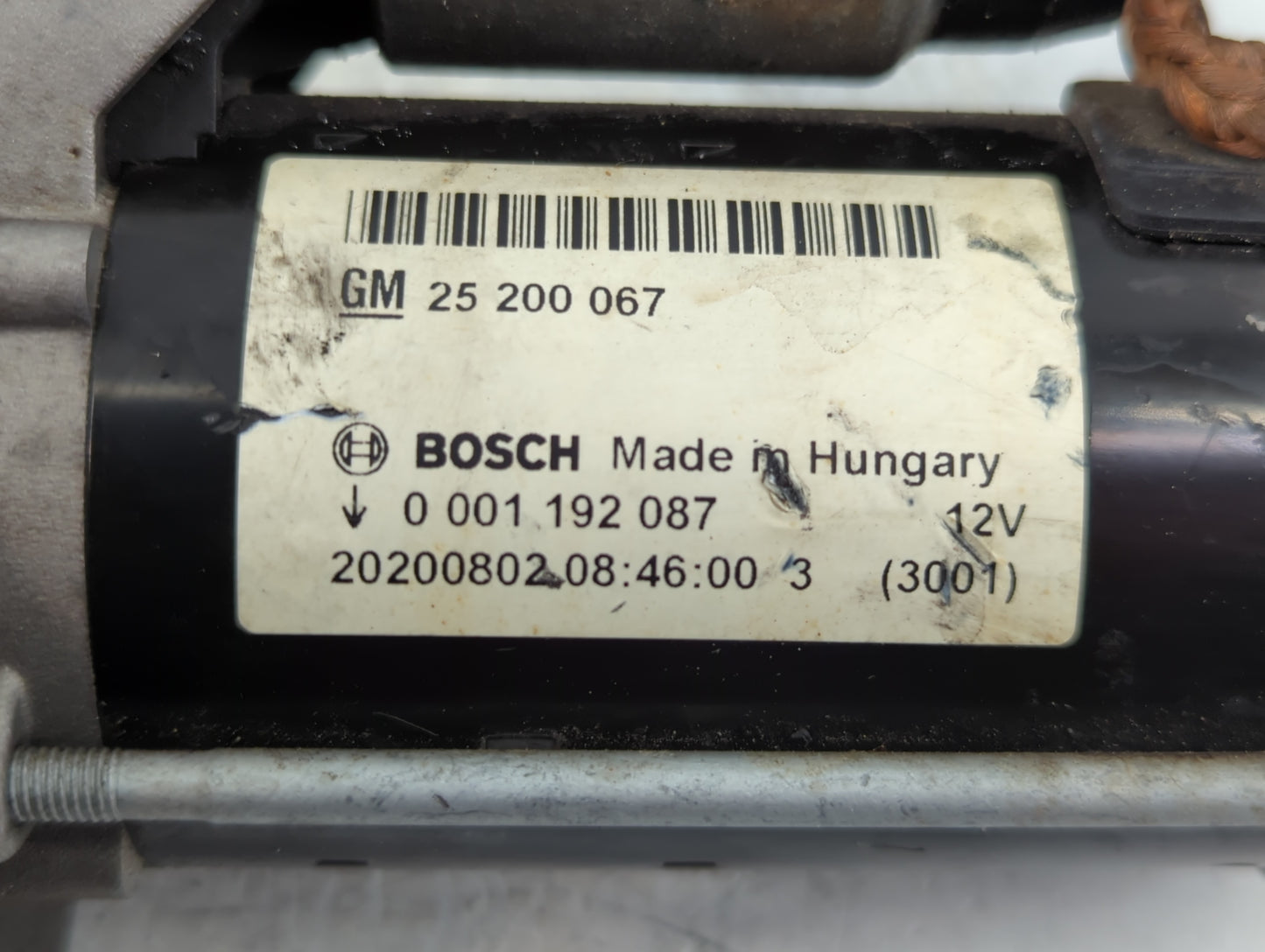 2014-2021 Buick Encore Car Starter Motor Solenoid OEM P/N:0 001 192 087 25 200 067 Fits OEM Used Auto Parts - Oemusedautopar