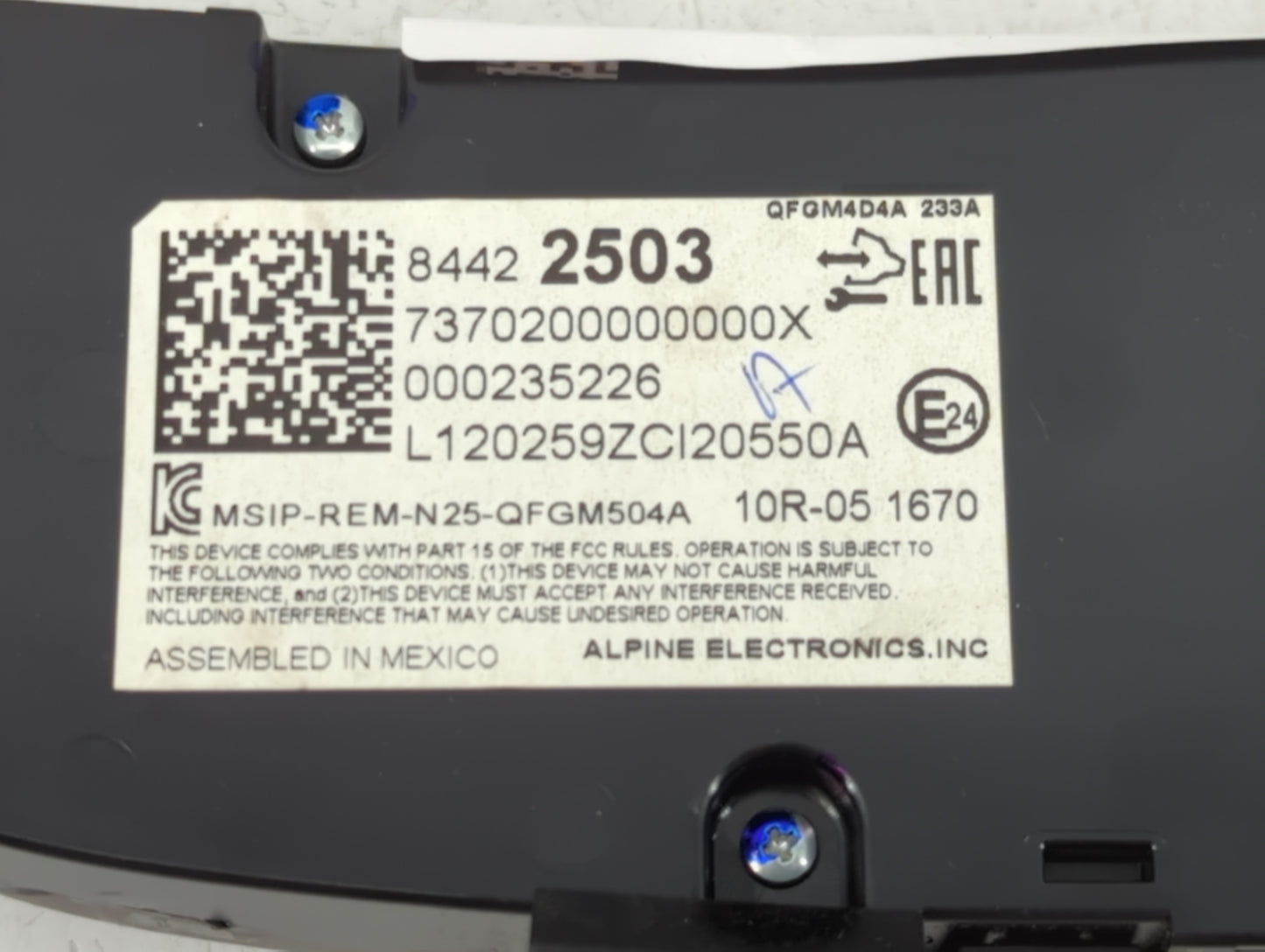 2019-2021 Chevrolet Equinox Climate Control Module Temperature AC/Heater Replacement P/N:84422503 Fits Fits 2019 2020 2021 O