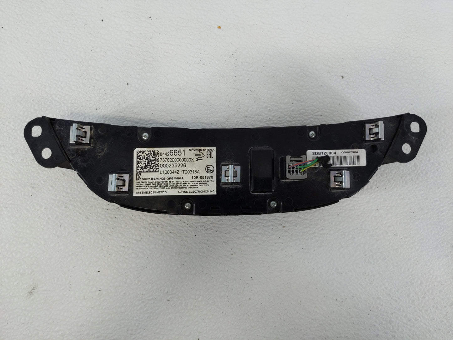 2019-2021 Chevrolet Malibu Climate Control Module Temperature AC/Heater Replacement P/N:84426651 7370200000000X Fits OEM Use