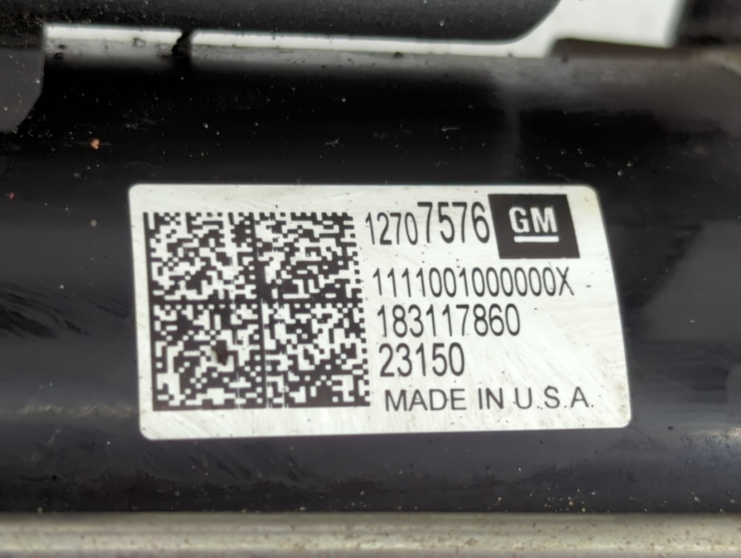2017-2021 Chevrolet Malibu Car Starter Motor Solenoid OEM P/N:12707576 Fits Fits 2017 2018 2019 2020 2021 2022 OEM Used Auto
