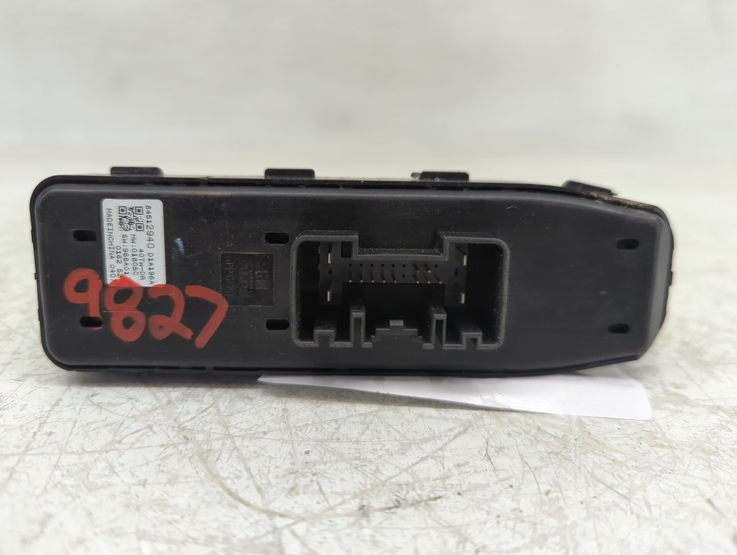 2016-2021 Chevrolet Malibu Master Power Window Switch Replacement Driver Side Left P/N:84512940 Fits OEM Used Auto Parts - O