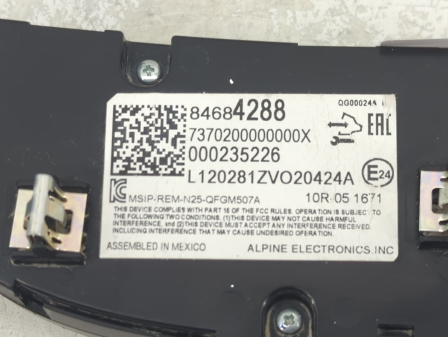 2018-2021 Chevrolet Malibu Climate Control Module Temperature AC/Heater Replacement P/N:84684288 Fits Fits 2018 2019 2020 20