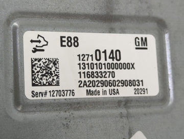 2020-2021 Chevrolet Malibu PCM Engine Control Computer ECU ECM PCU OEM P/N:116833270 12710140 Fits Fits 2020 2021 2022 OEM Used Auto Parts