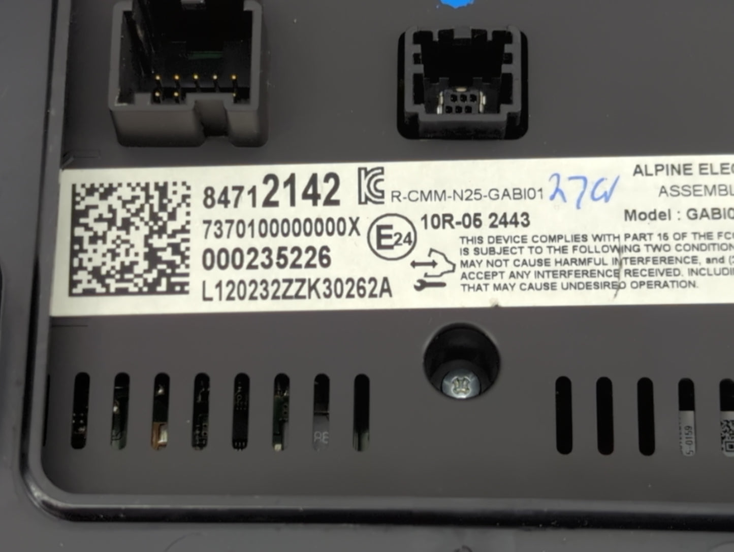 2021 Chevrolet Malibu Information Display Screen Black - Oemusedautoparts1.com
