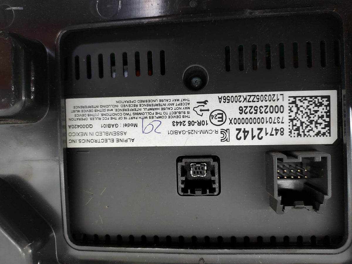 2021 Chevrolet Malibu Information Display Screen 1499186 - Oemusedautoparts1.com