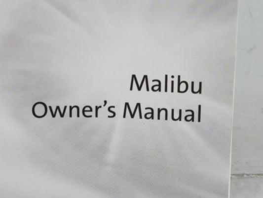2021 Chevrolet Malibu Owners Manual Book Guide P/N:84523389 A OEM Used Auto Parts