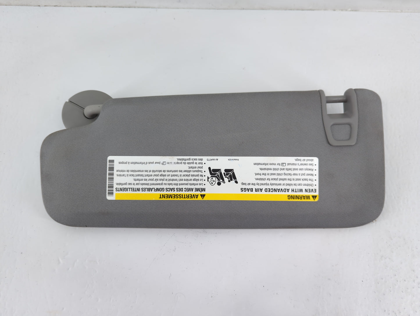 2016-2021 Chevrolet Malibu Sun Visor Shade Replacement Passenger Right Mirror Fits Fits 2016 2017 2018 2019 2020 2021 OEM Us