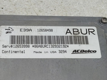 2019-2021 Chevrolet Silverado 1500 PCM Engine Control Computer ECU ECM PCU OEM P/N:12658498 Fits Fits 2019 2020 2021 2022 OEM Used Auto Parts