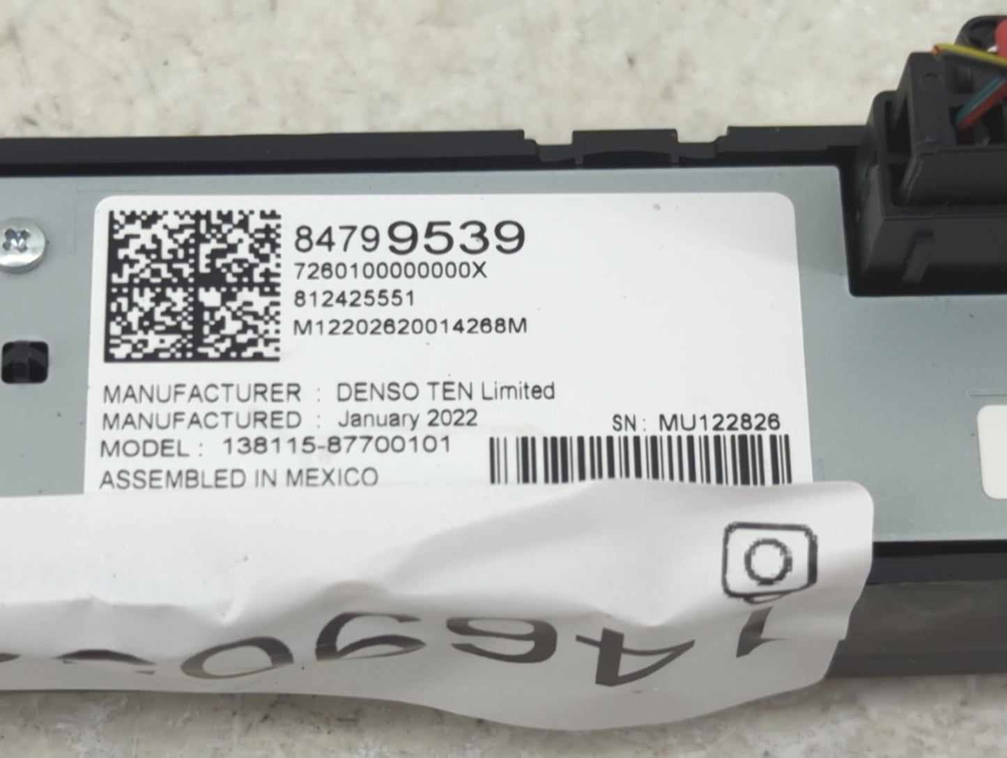 2021 Chevrolet Silverado 1500 PCM Engine Control Computer ECU ECM PCU OEM P/N:84799539 138115-87700101 Fits OEM Used Auto Pa